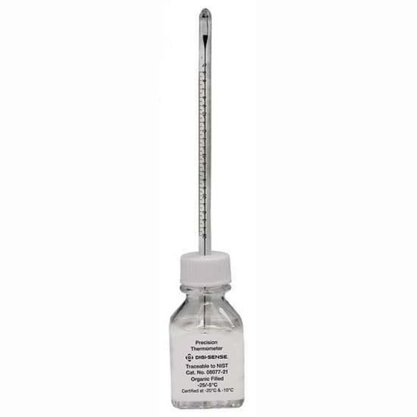 Certified Freezer Bottle Thermometer, -2, DIGI-SENSE, Mfr# 08077-21